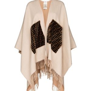 Fendi Cashmere Poncho